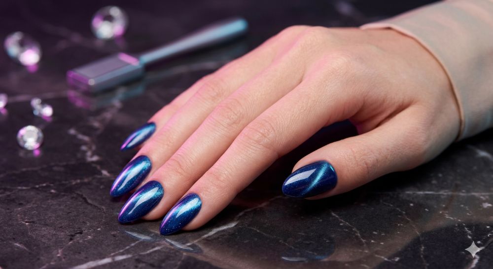 Манікюр котяче око