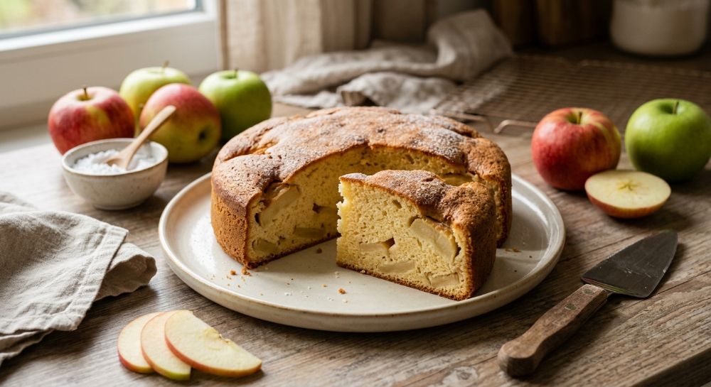 Шарлотка з яблуками